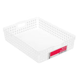 Load image into Gallery viewer, Boxsweden White Mode Basket - 35cm x 25.5cm x 7.5cm
