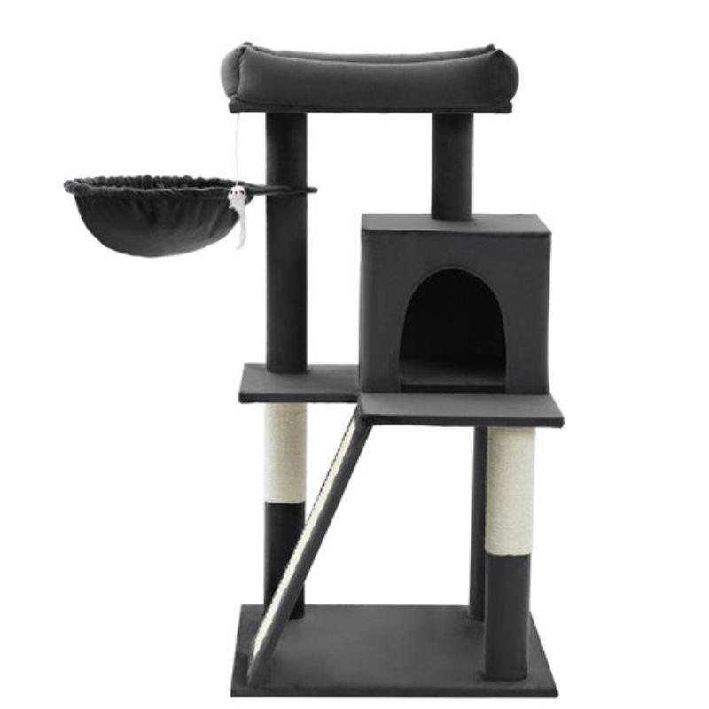 Catsby Charcoal Clifton Condo Cat Tree - 50cm x 40cm x 80cm