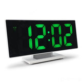 Load image into Gallery viewer, LCD Mirror Table Clock - 18.5cm x 9.5cmn x 4.2cm