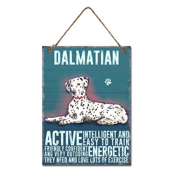 Metal Dalmatian Wall Hanging Sign - 20cm x 27cm