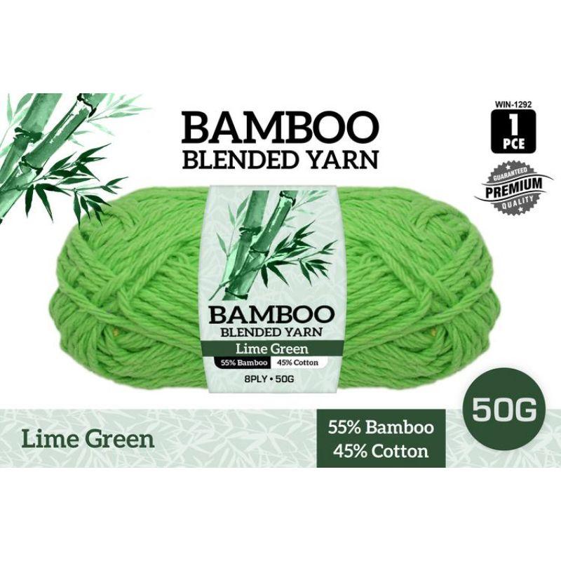 Light Green Bamboo Blended Yarn - 50g
