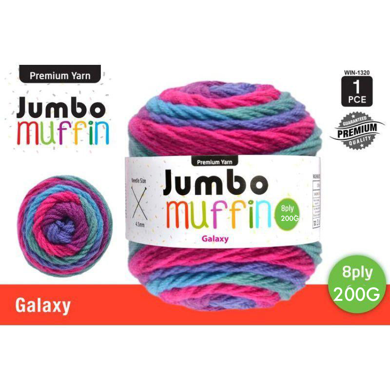Galaxy Jumbo Muffin Yarn - 200g