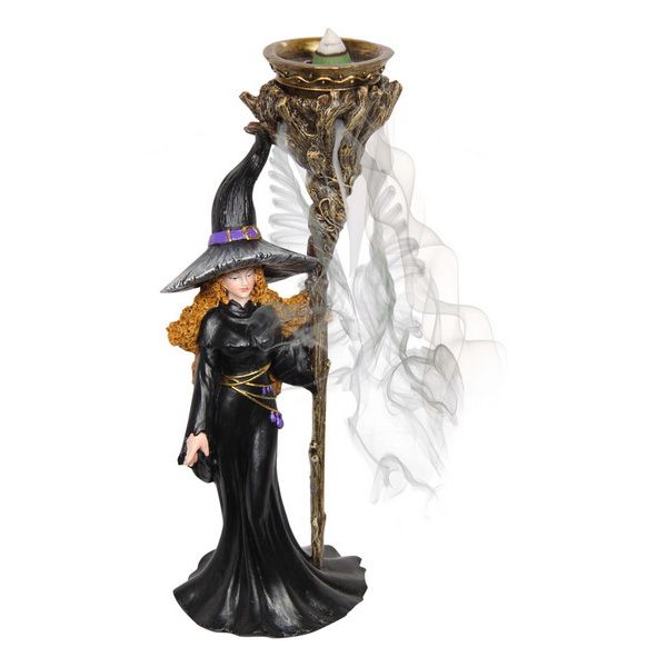 Standing Witch Backflow Burner - 23cm