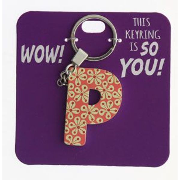 P Female Keyring