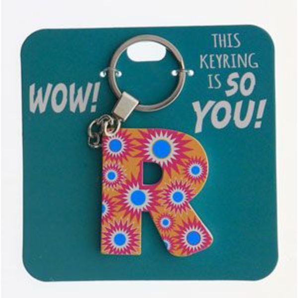 R Male Keyring