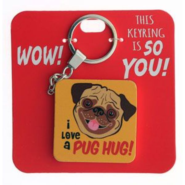 Pug Keyring