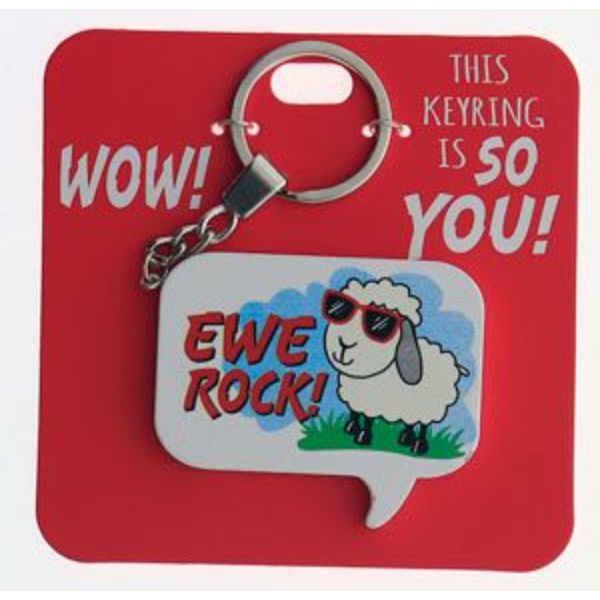 Ewe Rock Keyring