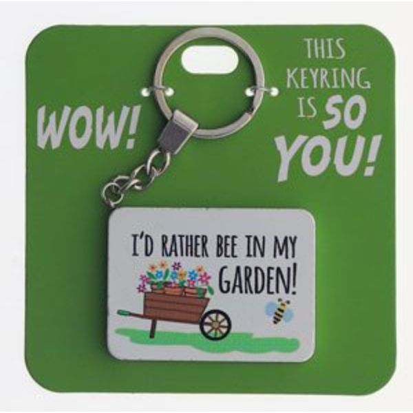 Green Garden Keyring