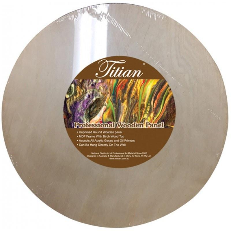 Round Wooden Panel - 40cm