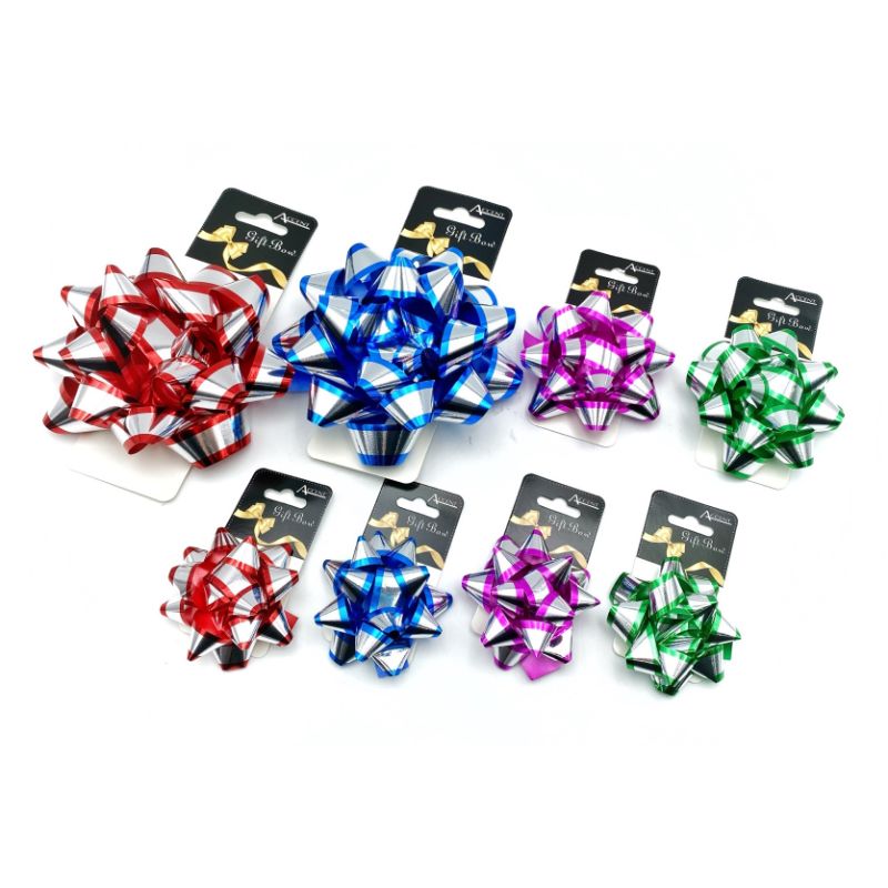 2 Tone Gift Bow - 7.5cm