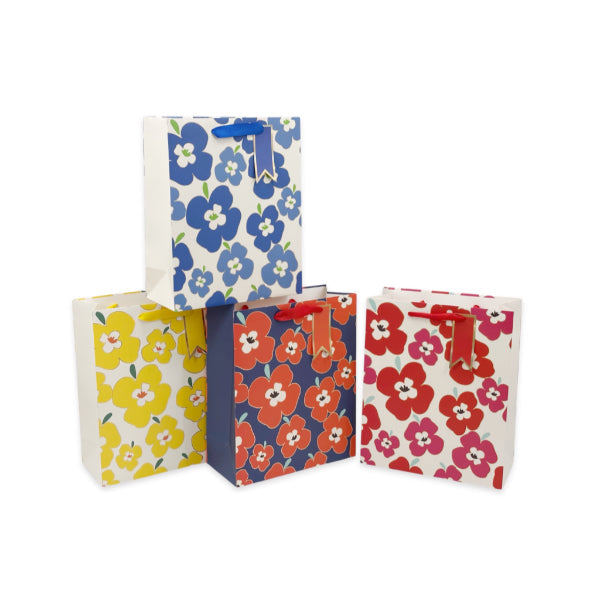 Small Accent Groovy Foiled Gift Bag - 14.2cm 11.3cm x 6.5cm