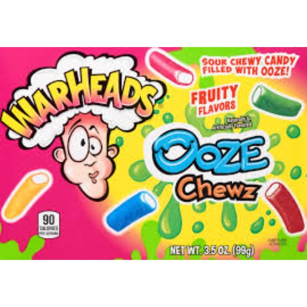 Warheads Ooze Chewz Candy Box - 99g