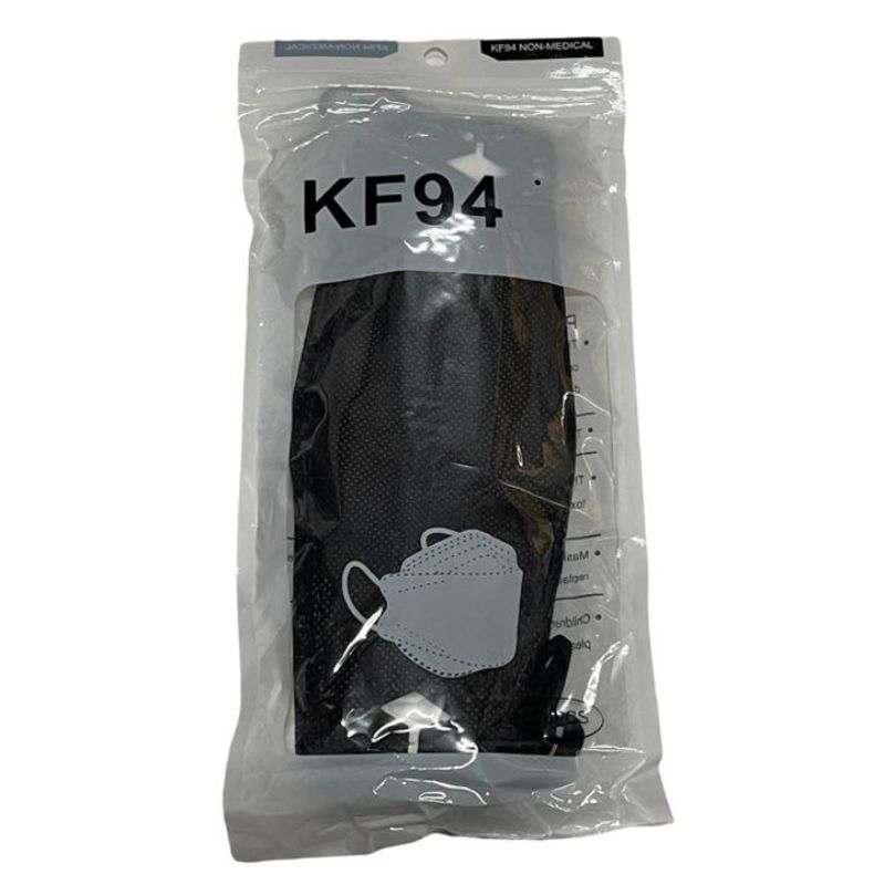 10 Pack Black KF94 Non Surgical Face Mask