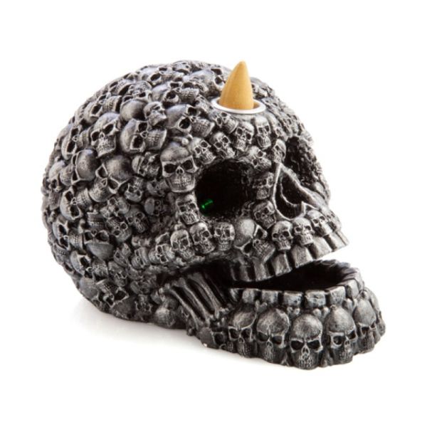 LED Skull Backflow Incense Burner