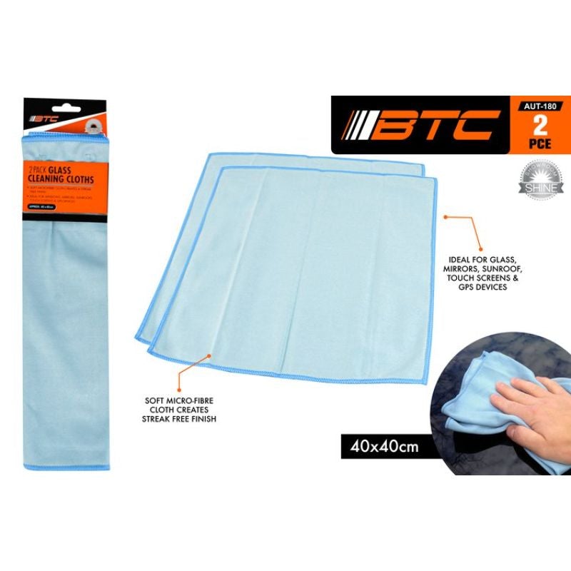 2 Pack Glass Cleaning Cloth