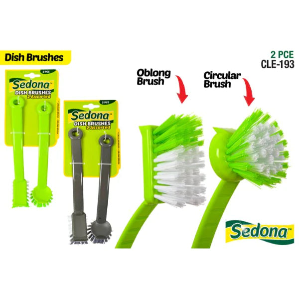 2 Pack Dish & Sink Brush Set