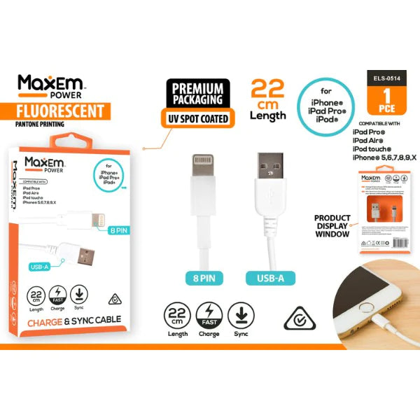 Iphone Lightning Cable - 22cm