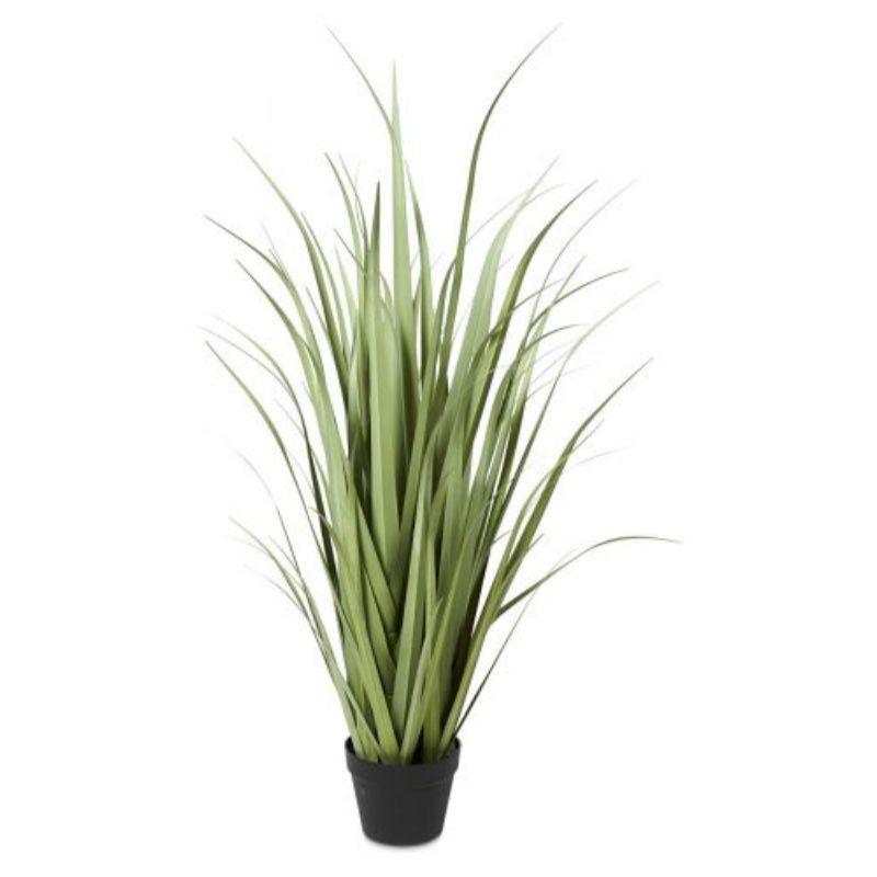 Plastic Curve Grass in Plastic Pot 110cm