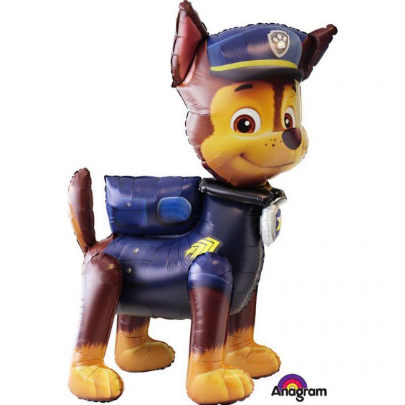 Airwalker Paw Patrol Chase Foil Balloon - 93cm x 137cm - The Base Warehouse