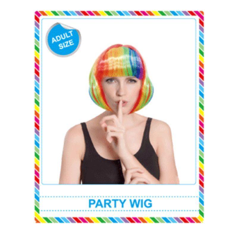 Adults Rainbow Bob Wig