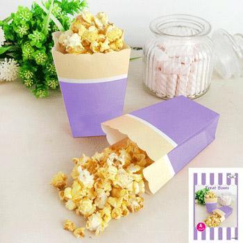 4 Pack Purple Sorbet Popcorn Box