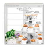 Load image into Gallery viewer, Metallic Silver 3 Tier Cup Cake Stand - The Base Warehouse