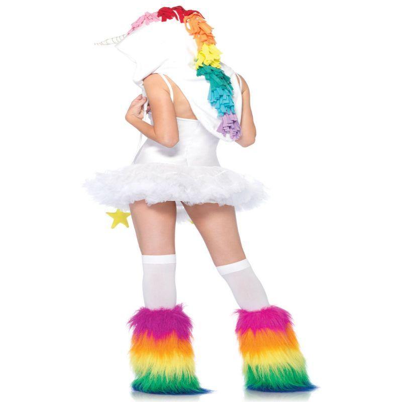 Adults Fleece Unicorn Hood With Star Ties