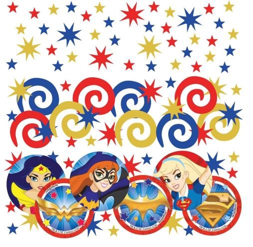 Super Hero Girls Confetti Value Pack