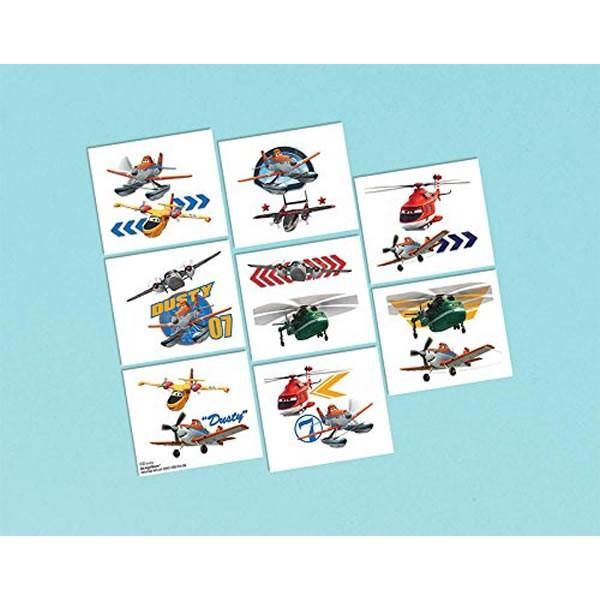 16 Pack Planes 2 Tattoos Assorted Designs - The Base Warehouse