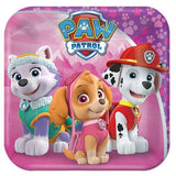 Load image into Gallery viewer, 8 Pack Paw Patrol Paper Square Plate - 17cm - The Base Warehouse
