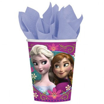 8 Pack Frozen Paper Cups - 266ml