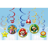 Load image into Gallery viewer, 12 Pack Super Mario Bros Swirl Value Pack - 12cm to 17cm - The Base Warehouse