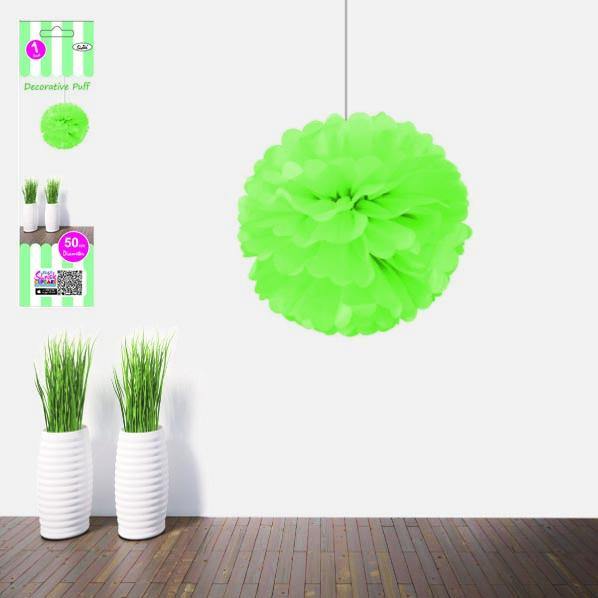 Green Decorative Puff - 50cm