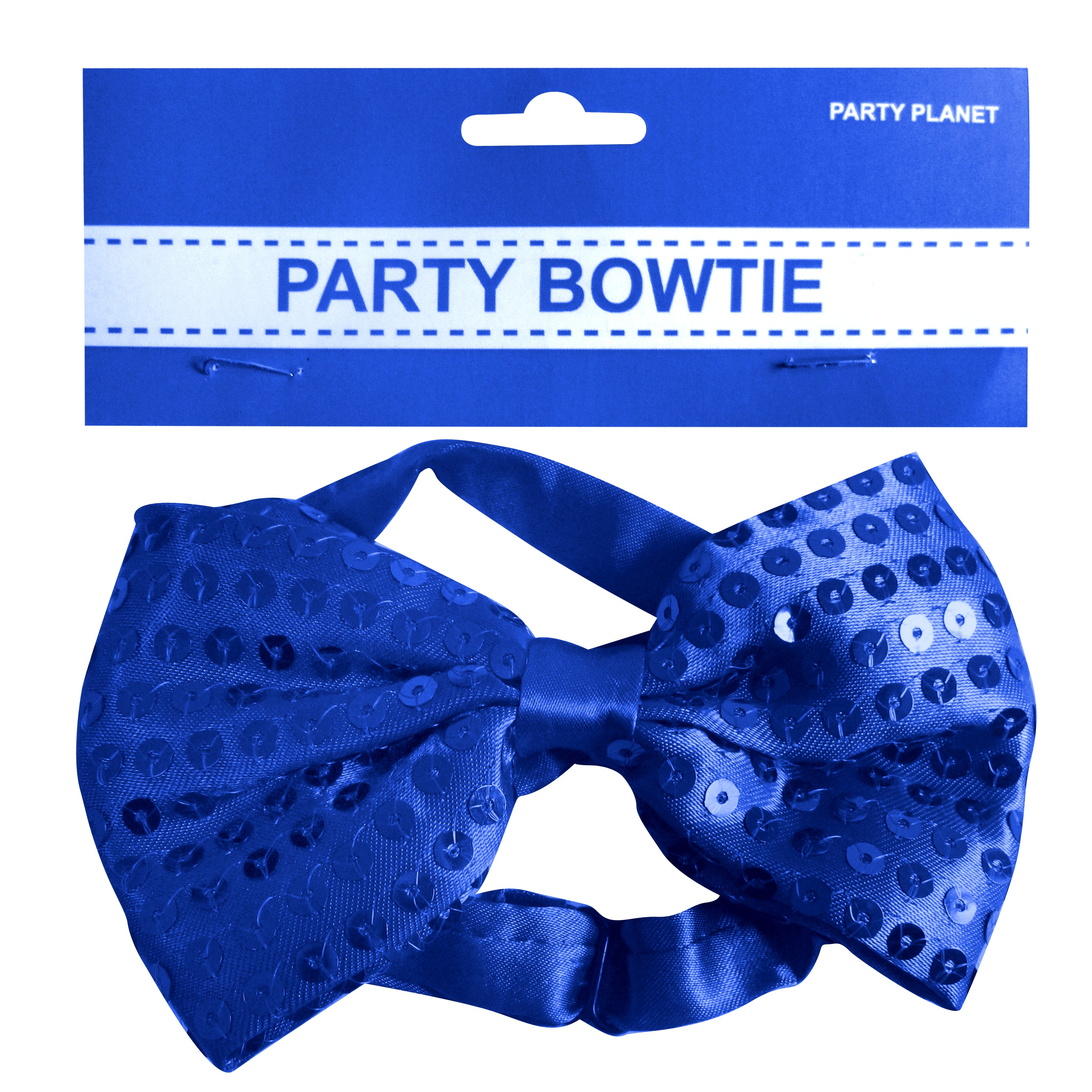 Blue Sequin Bowtie