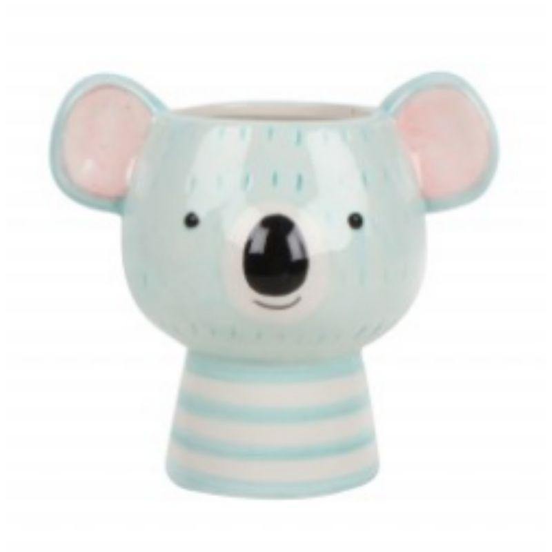 Cartoon Koala Pot - 13.5cm x 12.5cm x 9cm - The Base Warehouse