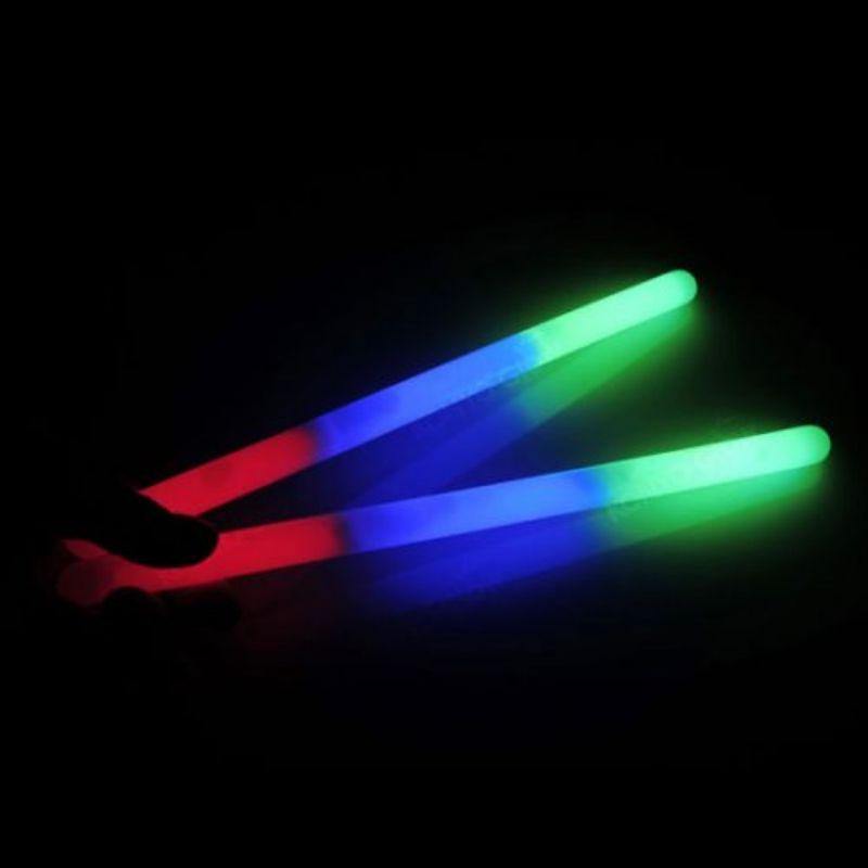 Glow Tri-Colour Light Stick - 25cm