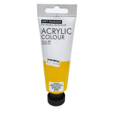 Art Ranger Yellow Pale Acrylic Paint - 75ml - The Base Warehouse