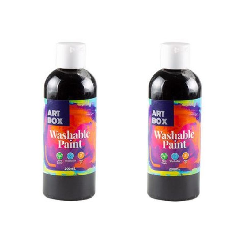Black Washable Paint - 200ml