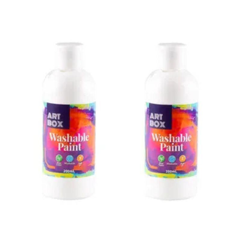 White Washable Paint - 200ml - The Base Warehouse
