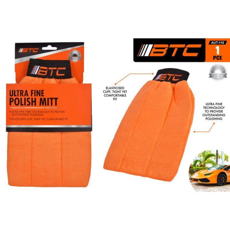 Deluxe Ultra Fine Polish Mitt - 27cm x 18cm - The Base Warehouse
