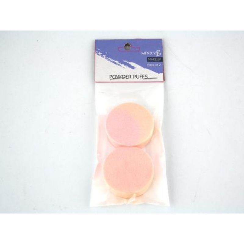 2 Pack Powder Puffs - 4cm - The Base Warehouse