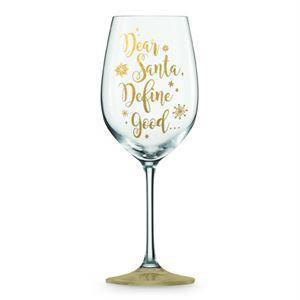 Dear Santa Wine Glass - The Base Warehouse