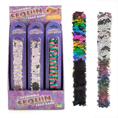 Sequin Snap Bands - 22cm - The Base Warehouse
