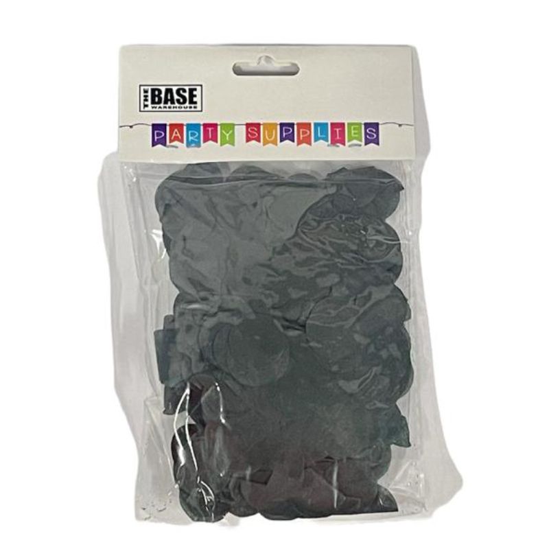 Black 2cm Paper Confetti - 20g