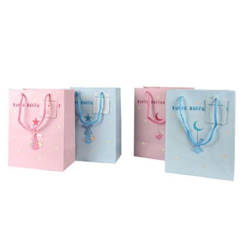 M New Born Baby Gift Bag - 18cm x 23cm x 10cm - The Base Warehouse