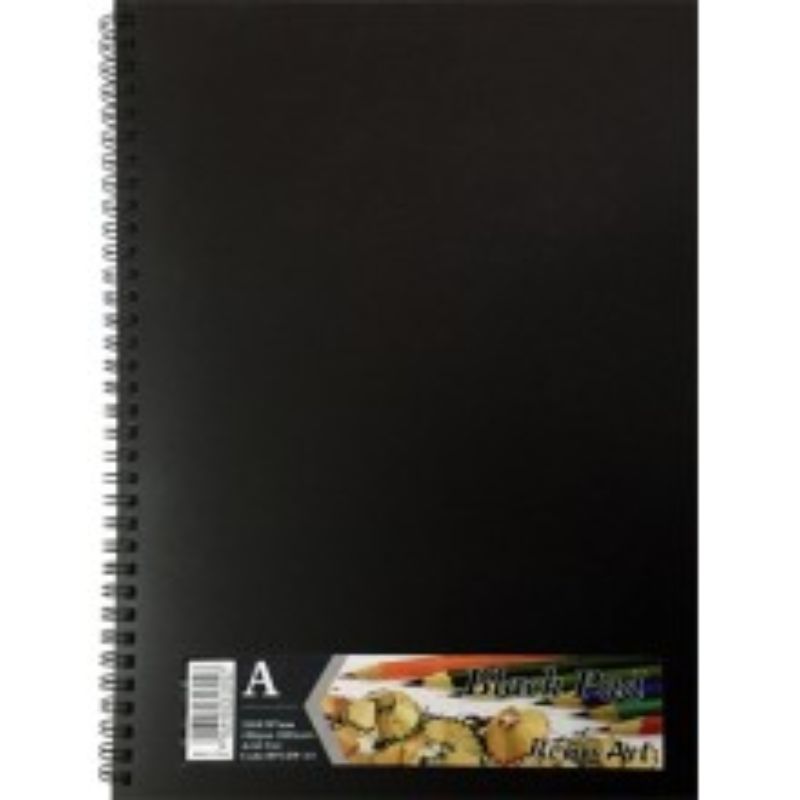 Premium Black A5 140gsm Pad