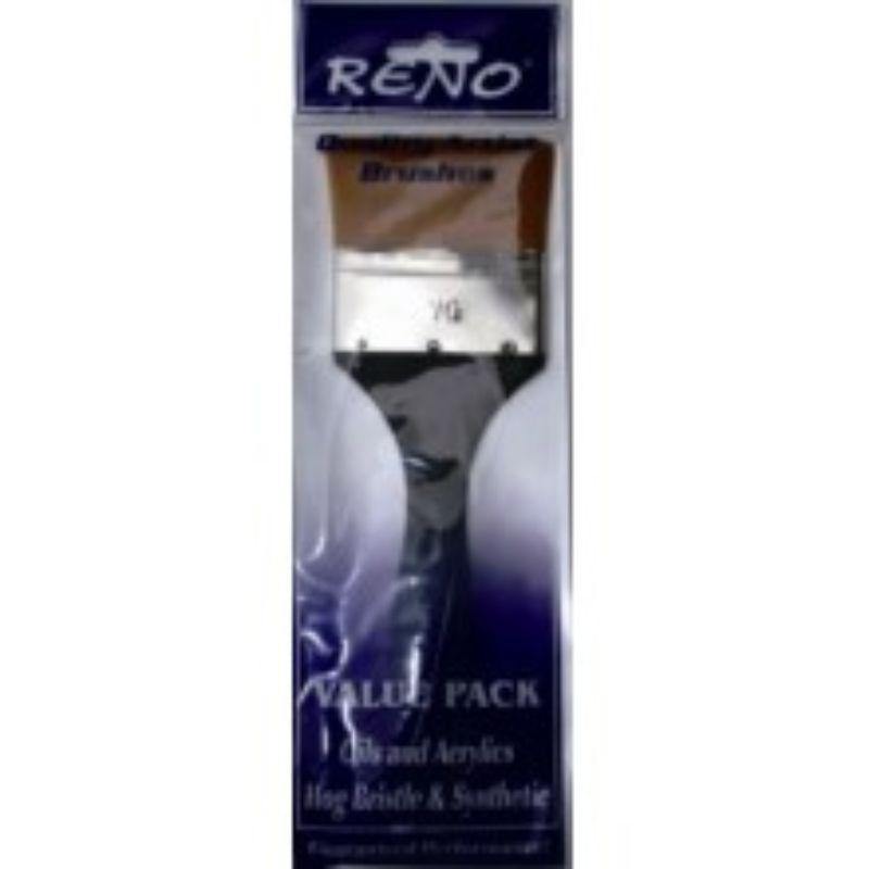 Synthetic Thin Flat Brush - 50mm - The Base Warehouse