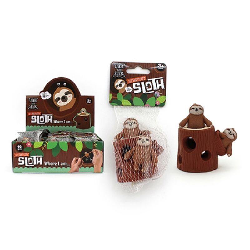 Stretchy Tree Stump with Sloths - The Base Warehouse