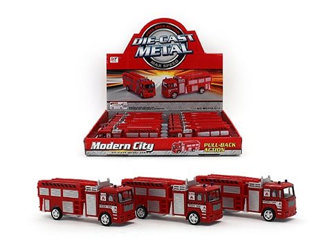 Pullback Firetruck - 12cm