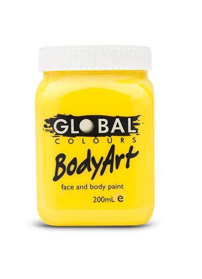 Yellow Body Art - 200ml - The Base Warehouse